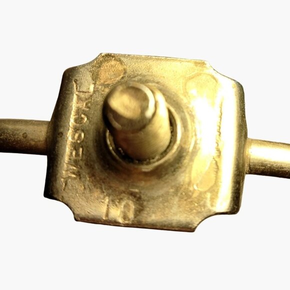 Wescal lamp Harp Brass 10 Inch - Picture 3 of 5